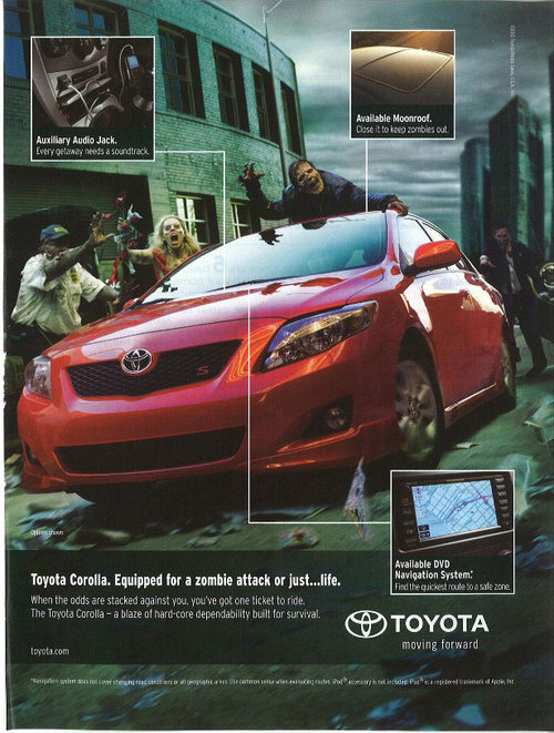 Toyota Corolla Zombie reclame
