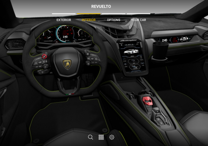 Lamborghini Revuelto configurator 2023