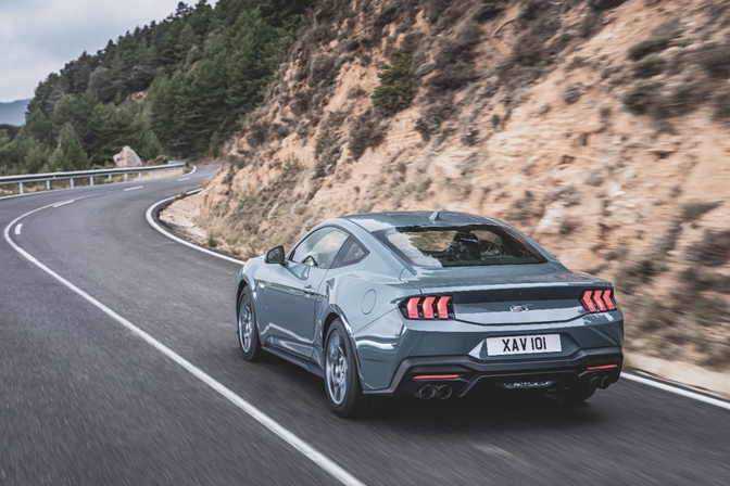 Ford Mustang GT verkeersbelasting 2024