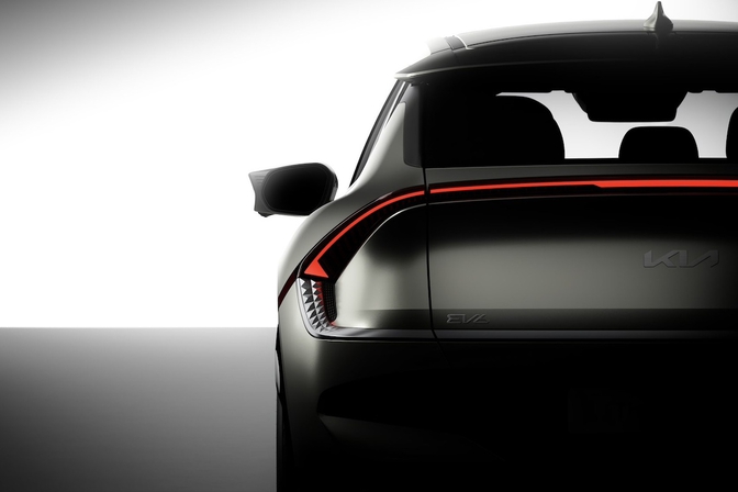 Kia EV6 Facelift teaser 2024