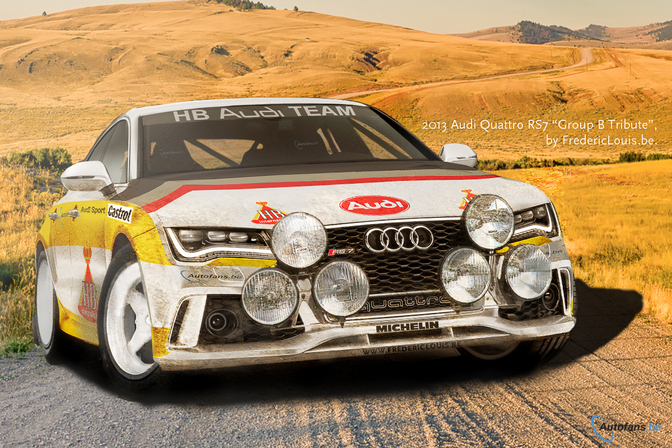 Audi RS7 Quattro Group B Tribute
