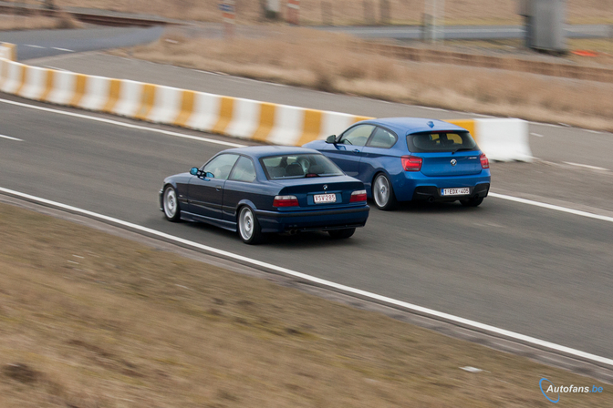 Rijtest: BMW M135i ontmoet BMW E36 M3 3.2 [video]