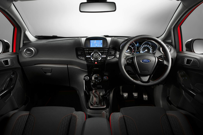 ford-fiesta-red-black-editions-interior