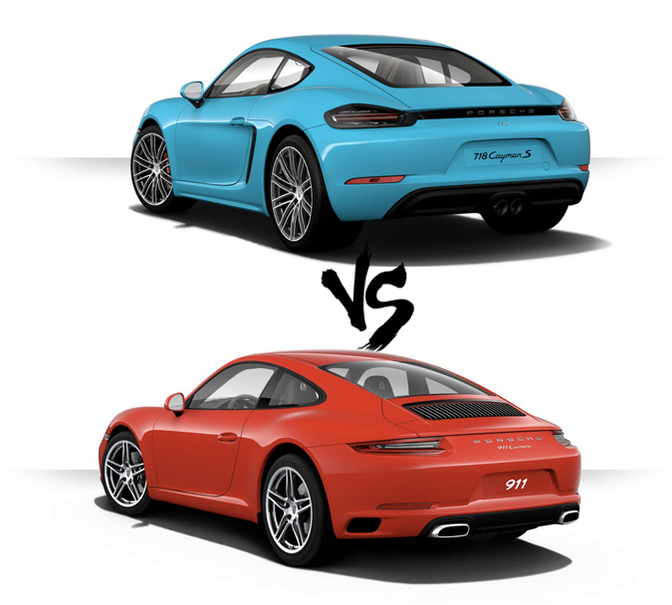 Porsche-Cayman-VS-911