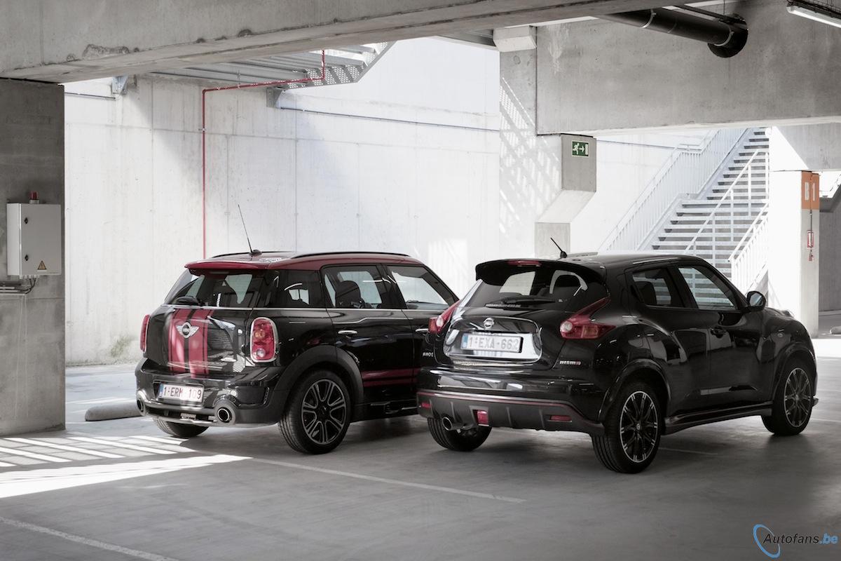 Nissan-Juke-Nismo-VS-Mini-Countryman-JCW Nissan-Juke-Nismo-VS-Mini-Countryman-JCW