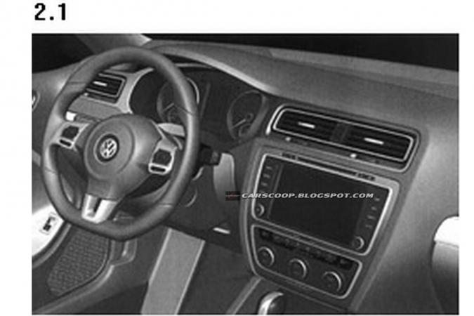 Patentbeelden voor VW Jetta coupé
