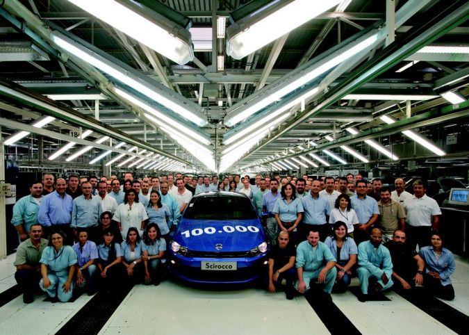 100.000 VW Scirocco's uit Portugal