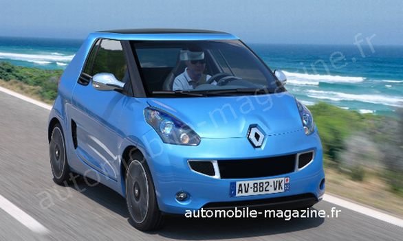 Uit proportie: Renaults smart fortwo-variant