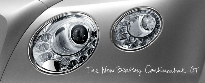 Bentley continental GT teaser