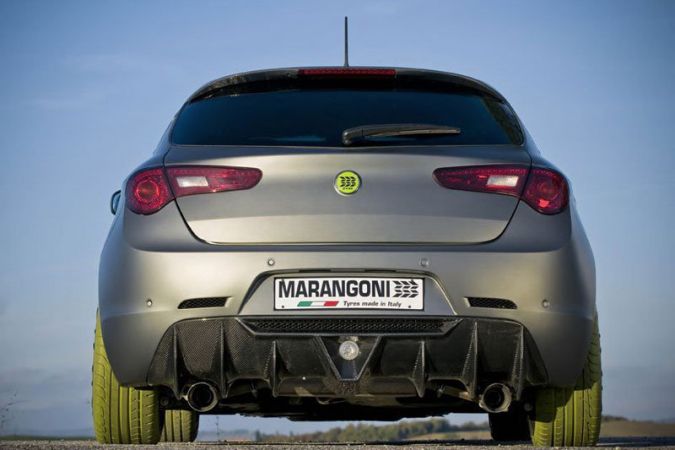 Marangoni verbrandt de Alfa Romeo Giulietta
