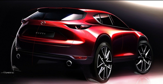 Mazda CX-60 Designschets 2021