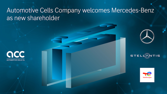 Automotive Cells Company verwelkomt Mercedes-Benz