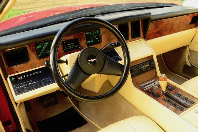 Aston Martin Lagonda dashboard