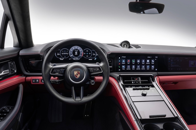 Porsche Panamera interieur teaser 2023