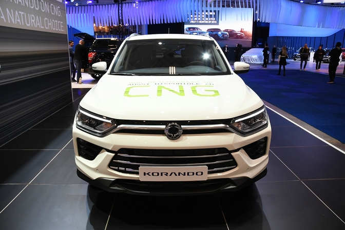 SsangYong Korando CNG Autosalon Brussel