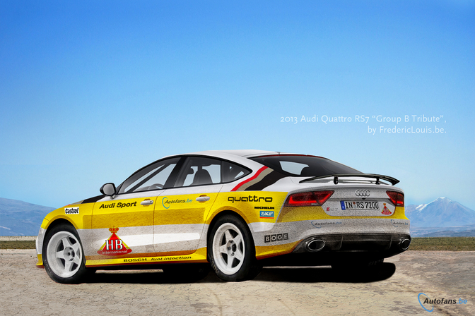 Audi RS7 Quattro Group B Tribute