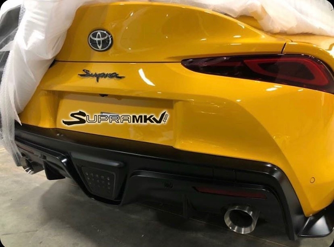 Toyota Supra achterkant 2019