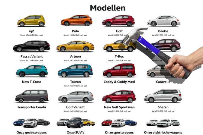 VW line-up 2019