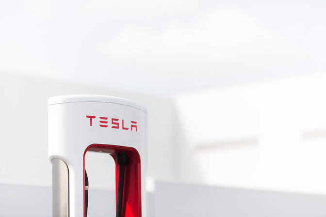 Tesla Superchargers public