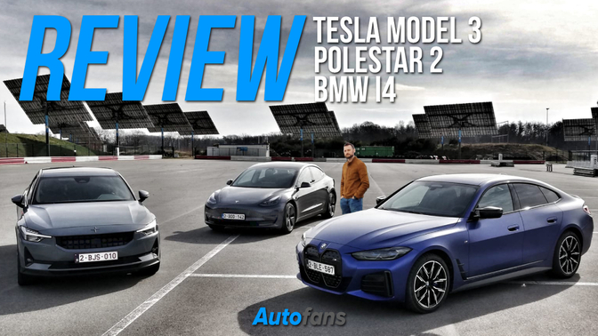 Review BMW i4 VS Tesla Model 3 vs Polestar 2