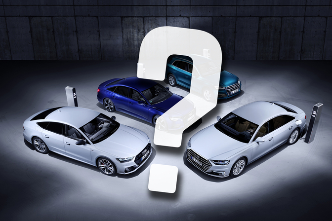 Audi info nieuwe auto's ev elektrisch