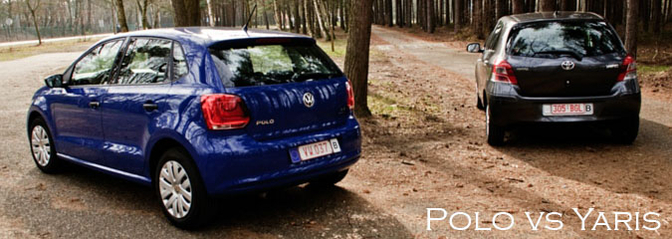 Rijtest Volkswagen Polo bleumotion technologie vs toyota yaris d4-d