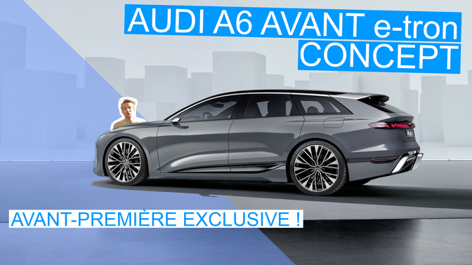 Vidéo Avant-première Audi A6 Avant e-tron Concept 2022