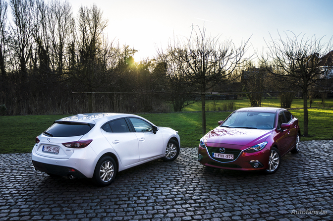 Rijtest: Mazda3 Hatch (2.2) & Sedan (2.0)