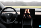 Tesla Model 3 stuur en scherm