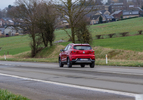 MG ZS EV Luxury rood (2020) rijdt