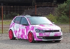 Volkswagen Polo GTI tuning pink camouflage