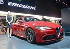 Alfa Romeo Guilia live op IAA 2015