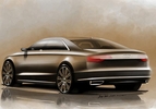 Audi A8 facelift 2014 sketches