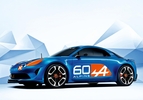 Renault Alpine Celebration concept blinkt op Le Mans