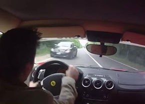 Ferrari test drive - Almost crash a F430
