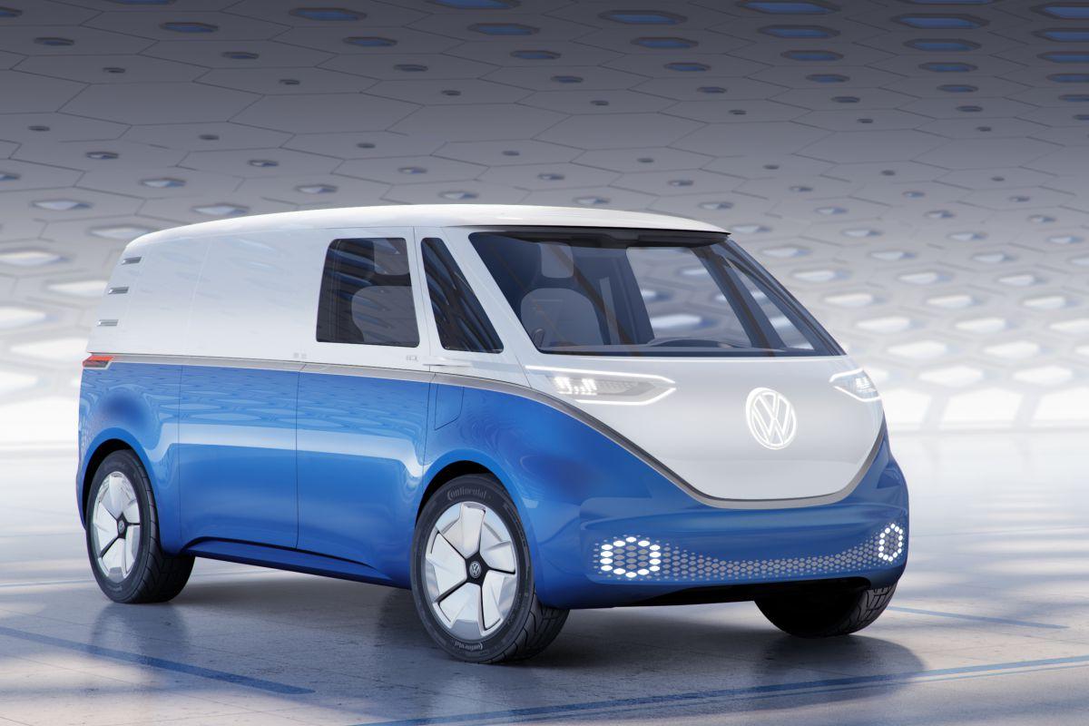 vw id buzz cargo concept 2018 vw id buzz cargo concept 2018