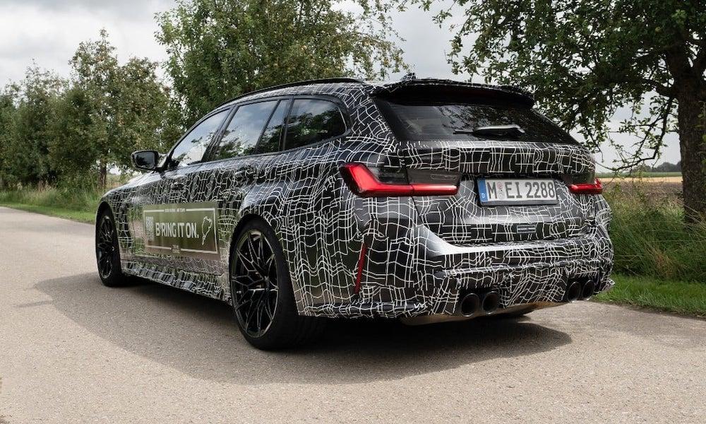 BMW M3 Touring teaser (2021) BMW M3 Touring teaser 2021