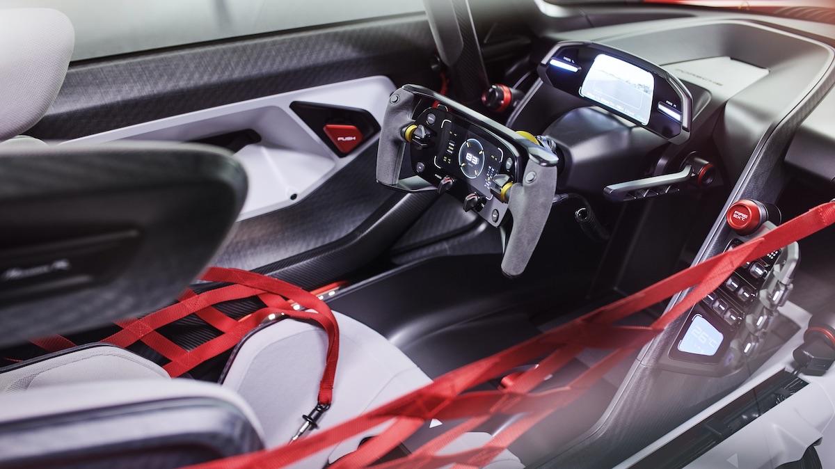 Porsche Mission R concept 2021 interieur