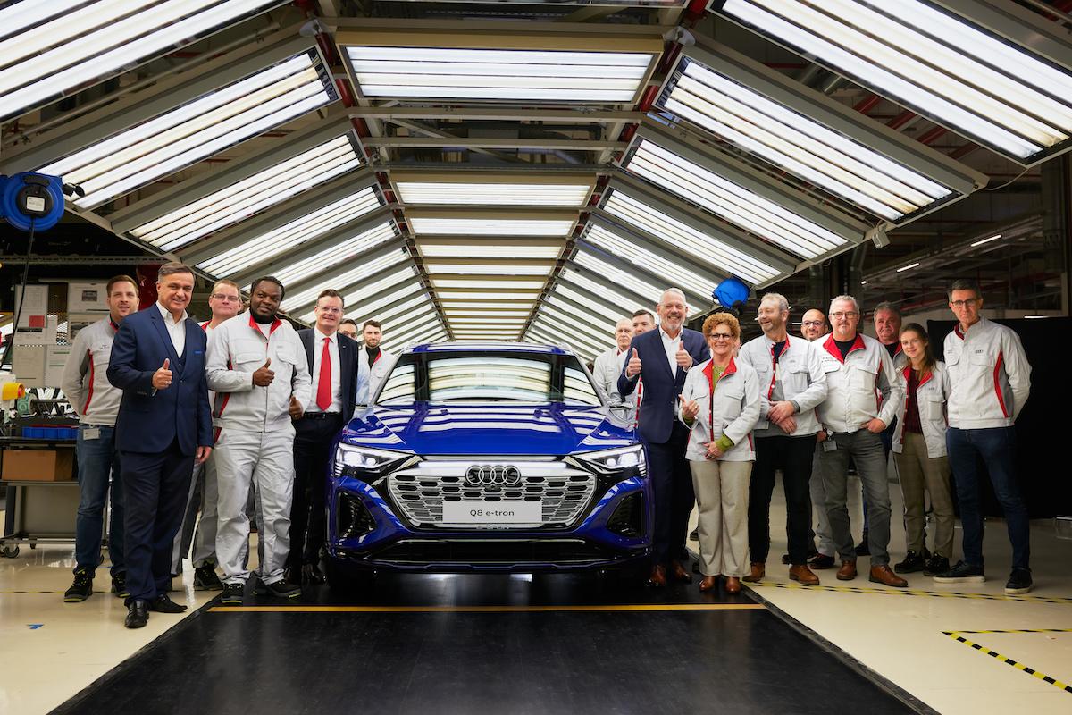 Audi Q8 e-tron production Brussels Audi Q8 e-tron production Brussels