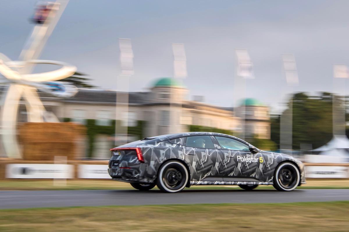 Polestar 5 teaser Goodwood 2023