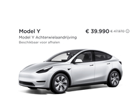 Tesla Model Y prime flamande info