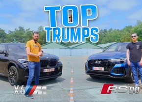 BMW X6 M Competition Audi RS Q8 geluid acceleratie prijs video Autofans