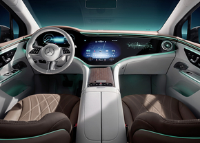 Mercedes EQE SUV interieur teaser 2022