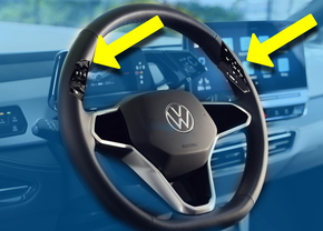 Volkswagen patent drukknoppen stuurwielrand