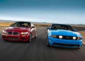 BMW M3 coupe vs Mustang GT 5.0 2011