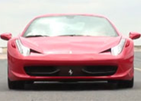 Ferrari 458 Italia test