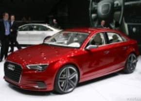 Audi A3 sedan Concept live in Genvève