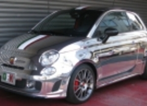 Fiat Abarth 695 Tributo Ferrari chrome