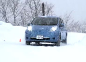 Nissan LEAF overleeft winterse omstandigheden
