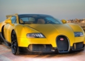 Bugatti veyron grand sport qatar gele editie